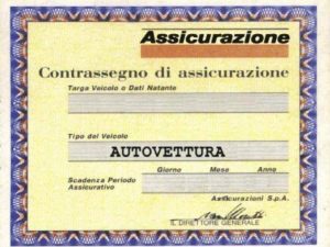 tagliando assicurazione